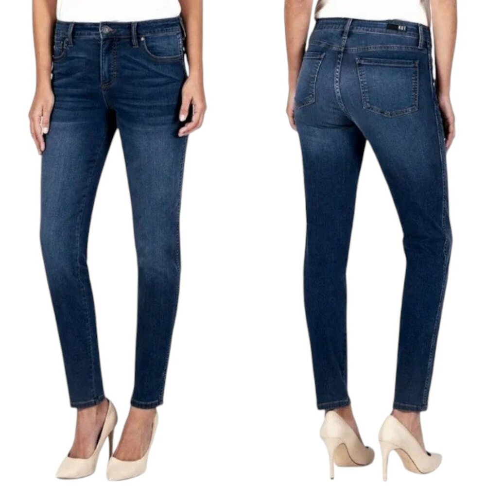 Kut From the Kloth Diana Skinny Stretch Jeans Dark Wash Women's Size 5